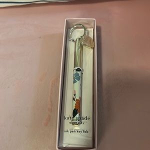 NIB kate spade floral garden key fob